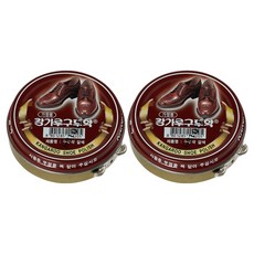 캉가루 광택 전문 코팅 고체형 구두약, 갈색