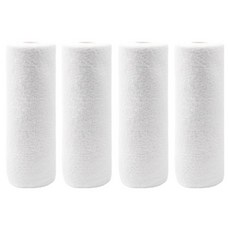 리치스토어 한장한장 뜯어쓰는 다회용 욕실 주방 사무실 다용도 청소타월, 화이트, 4개