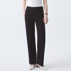 GUESS 女款 New 直筒丹寧褲 YP1D0030BLK25