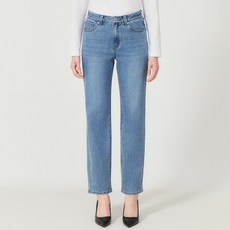 GUESS 女款直筒修身牛仔褲 OP1D8100MBL26