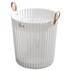 Sublime 多用途圓形洗衣籃, 優雅白