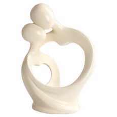 德普羅商務 極簡感性藝術室內擺件 戀人A, 象牙白