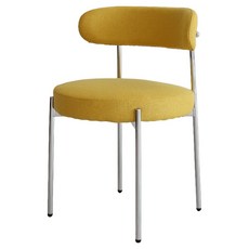 지엠퍼니처 미드 센츄리 비엔나 의자, 머스타드, 1개