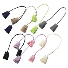 코오미 스웨이드 인조가죽 줄 태슬 8종 세트 5W0837, 1세트, 혼합색상