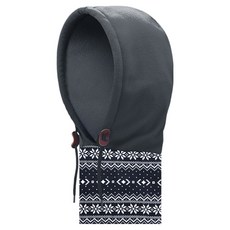 Oniji 運動護頸帶帽防寒帽 E802, 灰色