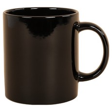 해피정 심플 머그 420ml, 1개, 블랙 1개, 블랙