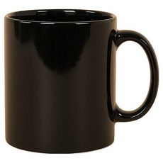 해피정 심플 머그 490ml, 1개, 블랙