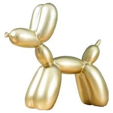 德普羅商務 優雅氣球小狗室內擺件裝飾品, 金色