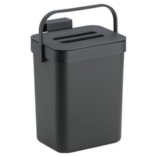 kela Paulo可掛式提把廚餘桶 2.3L, 黑色, 1個
