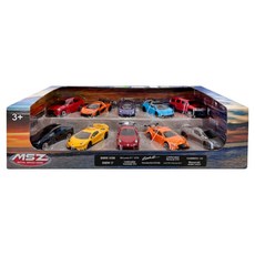 MSZ 兒童用 Kids Pang Pang 1：60~72 迷你車 10件組, 混合顏色, 1套