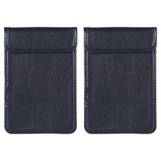 Goems 收據文件板夾 8 x 12 cm, 黑色, 2個