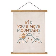 더플로우커머스 북유럽 코지 캔버스 프레임 벽걸이 포스터 무브마운틴, 우드