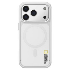 NATIONAL GEOGRAPHIC 國家地理 手機保護殼 適用於 iPhone 17 Pro MagSafe 磁吸 霧面 霧白色
