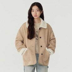 커버낫우먼 여성용 리버시블 시어링 자켓