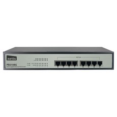 netis 8埠 Giga FULL PoE 交換式集線器, PE6108G, 1個