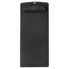 굄스 간편 영수증 빌지 클립보드 8 x 18 cm, 블랙, 1개