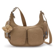 kipling 多拉鍊收納側背包-RIKKA S KPKI43337CN10OS, 棕褐色