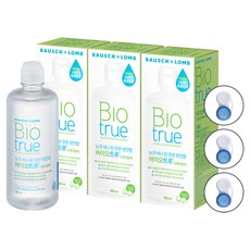 바슈롬 바이오 트루 렌즈 보존액, 300ml, 3개