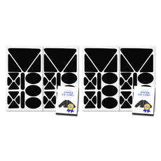 조앤제이 초간편 의류 패딩수선패치 B타입, 블랙, 2개