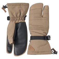 루디스 남녀공용 컴포트핏 스키 보드 삼지 방한 장갑 양손착용 세트 LUPDUG05, BROWN, 1세트