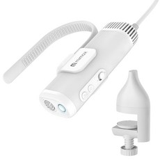 mimax 米覓 掛脖寵物吹水機, 灰白色, 1個, MX-01