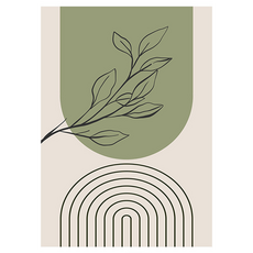 Kkokkong E Mall 北歐風格無框帆布室內裝飾畫 B 含畫框, 棕色