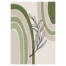 Kkokkong E Mall 北歐風格無框帆布室內裝飾畫框 E 僅畫作