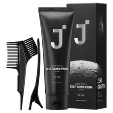 제이숲 스타일제이 포맨 셀프 다운펌 모든모발용 + 집게 + 펌지 + 장갑 + 펌브러쉬 세트, 200ml, 1개