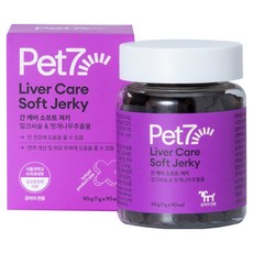 펫세븐 강아지 소프트져키 90g, 1개, 간, 90정