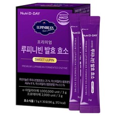 Nutri D-DAY 頂級羽扇豆發酵酵素 30入, 90g, 1個