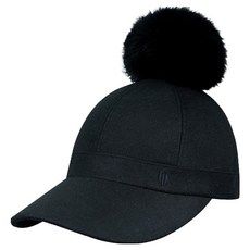 Lupeo 女式高爾夫秋冬垂墜帽, 黑色的