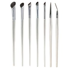 비앙티노 초슬림 아이라이너 브러시 7종 BRS277, 1개, 실버