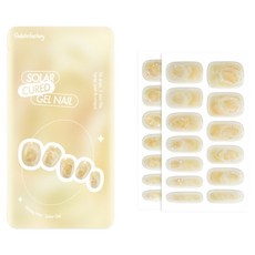 Gelato factory 索拉光療指甲貼, 1個, 蜜糖微霧