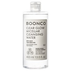 분코 저자극 논코메도제닉 클리어 글로우 미셀라 클렌징 워터, 1개, 400ml