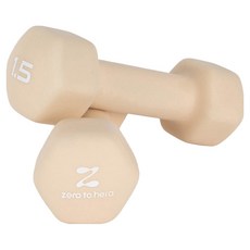 제로투헤라 네오프렌 논슬립 아령 린넨, 2개, 1.5kg