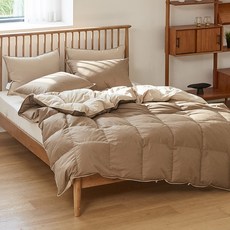 라뽐므 오폴레 사계절용 구스이불 1.3kg, 오트밀베이지