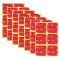 3M VHB 3M 超強力壓克力泡棉方形透明雙面膠帶 15 x 15 mm 6入, 7個