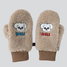 ILoveJ 兒童用 Melmel M Rag 羊羔絨手套 雙手穿戴組