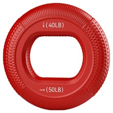 YORI CAR 優里 雙力度握力圈 40/50LB, 紅色, 1個