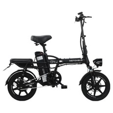 모토벨로 G4 에코 듀얼 500W 48V 8Ah 전기자전거, 스틸, 블랙
