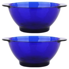 DURALEX DR利茲藍寶石附把手麥片碗 510ml, 2個