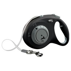 flexi 飛萊希 寵物 Select 自動牽繩, 黑色, 1個