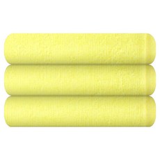 송월타월 미용32 가벼운 다용도 업소용 수건 65g 20수 코마사, 노랑 YL005C, 3개