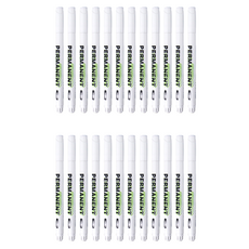 KHOKURI 細 1mm 白色油性麥克筆 5W0851 12入, 2個, 1색