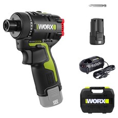 WORX 충전드릴 12V BL WU129.1, 1개
