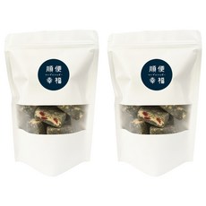 順便幸福 輕甜黑芝麻牛軋糖, 500g, 2個