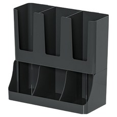 Roy 壁掛式紙杯收納架, 黑色, 1個