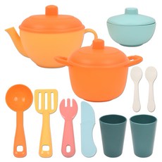 오즈토이 꼬꼬로쉐프 소프트 쿠커 소꿉 주방놀이 11p 세트 hg-9032, 혼합색상, 1세트