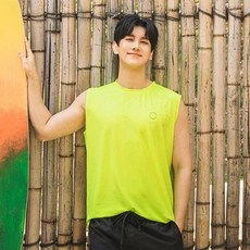 헤링본 나시 래쉬가드 루즈핏 수영복 스윔웨어 민소매 상의 RE326