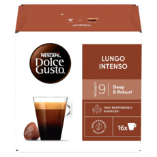NESCAFE 雀巢咖啡 Dolce Gusto 多趣酷思 美式濃縮黑咖啡膠囊, 9g, 16個, 1盒